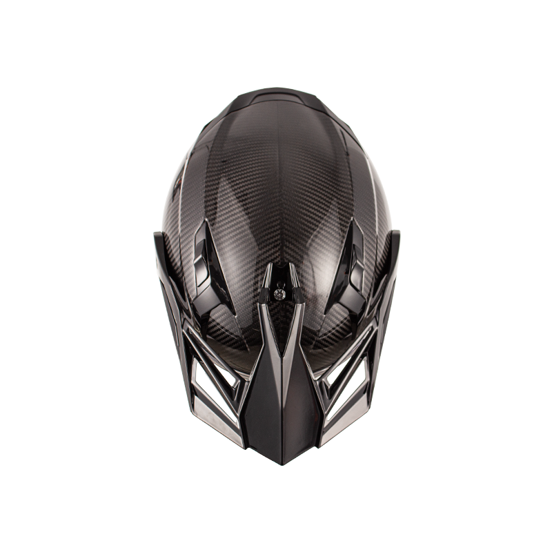 Carbonfaser-Abenteuer-Offroad-Motorradhelm