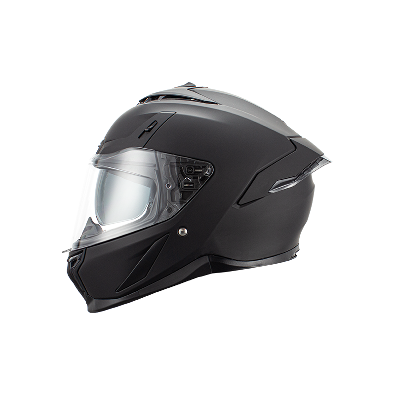 CARBON-INTEGRALHELM FÜR MOTORRAD MIT DOPPELSCHEIBE