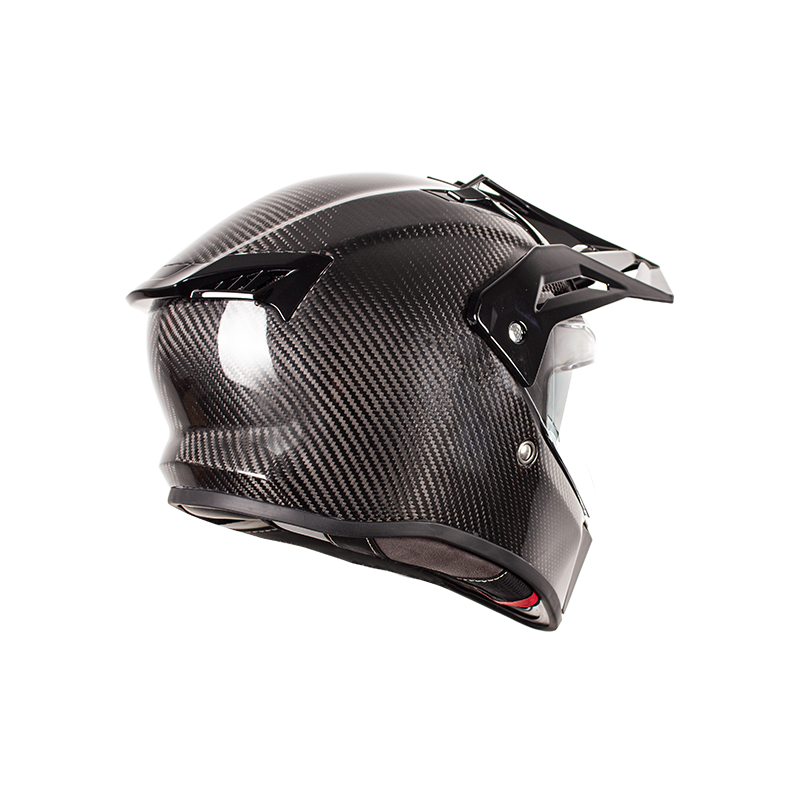 Carbonfaser-Abenteuer-Offroad-Motorradhelm