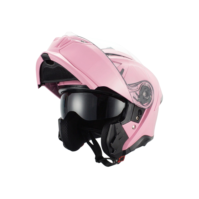 Klapphelm für Motorrad mit Doppelscheibe und Bluetooth