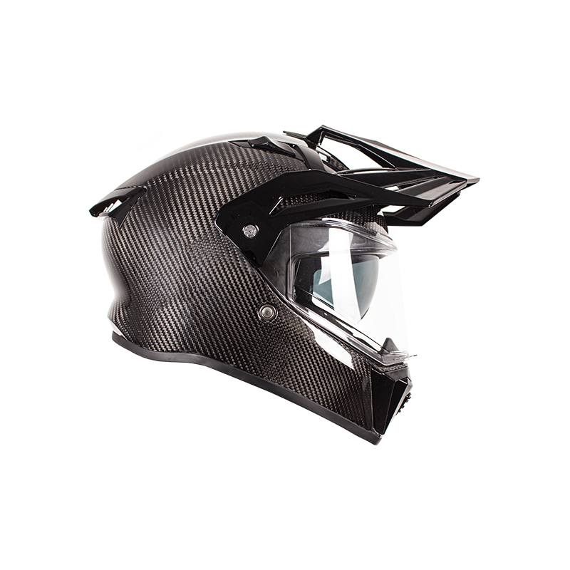 Carbonfaser-Abenteuer-Offroad-Motorradhelm