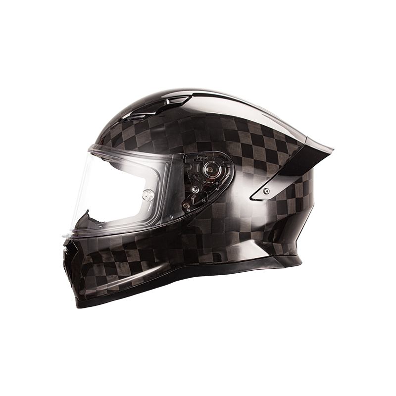CARBONFASER-INTEGRALHELM FÜR MOTORRAD