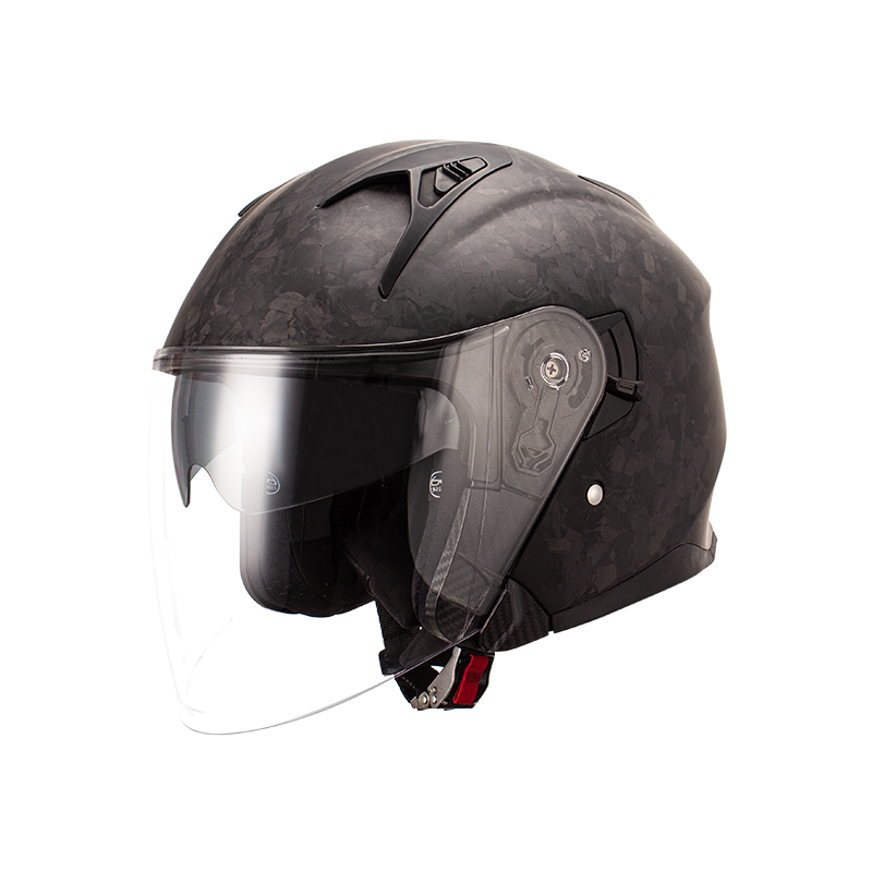 CARBONFASER-JETHELM FÜR MOTORRAD