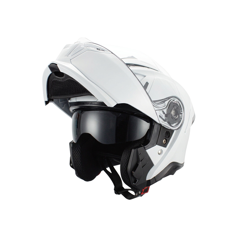 Klapphelm für Motorrad mit Doppelscheibe und Bluetooth