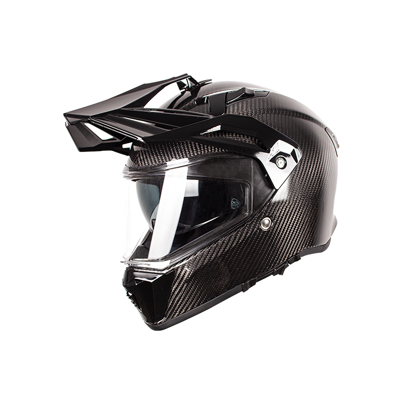 Carbonfaser-Abenteuer-Offroad-Motorradhelm