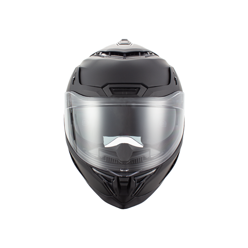 CARBON-INTEGRALHELM FÜR MOTORRAD MIT DOPPELSCHEIBE