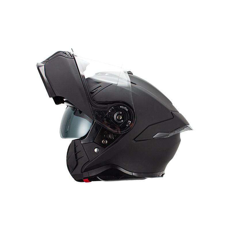 Klapphelm für Motorrad mit Doppelscheibe und Bluetooth