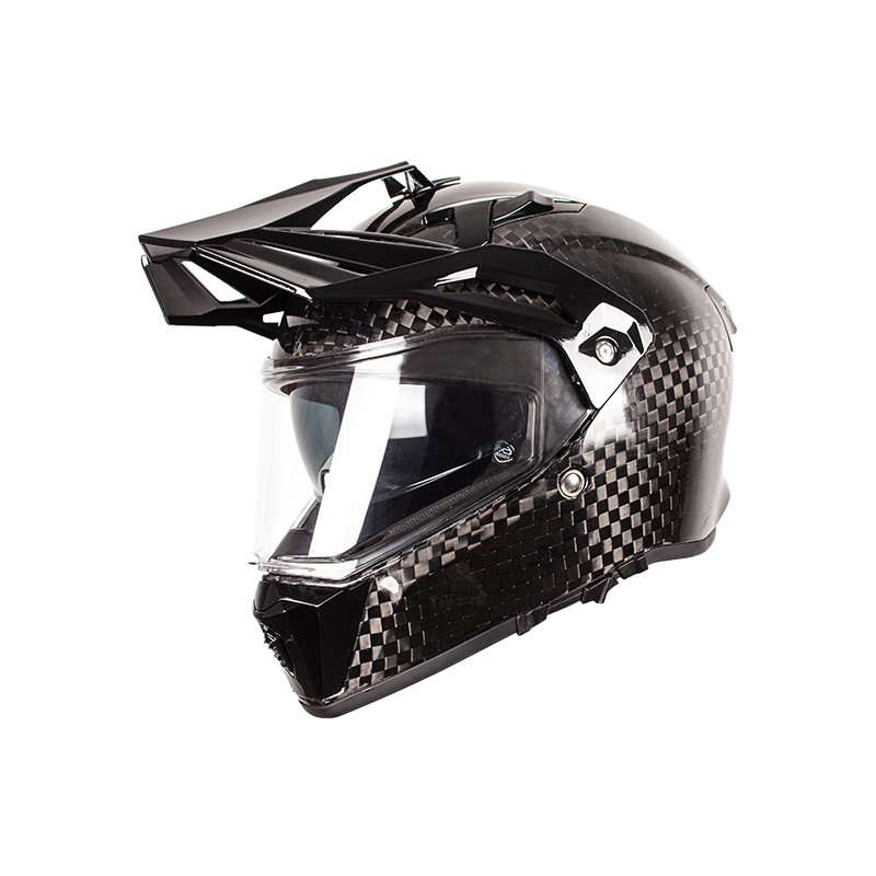 Carbonfaser-Abenteuer-Offroad-Motorradhelm