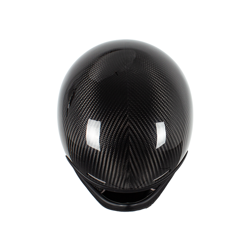 RETRO-CARBON-INTEGRALHELM FÜR MOTORRAD