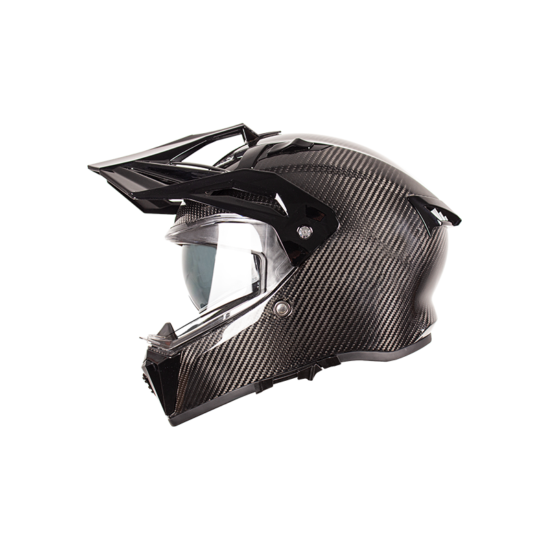 Carbonfaser-Abenteuer-Offroad-Motorradhelm