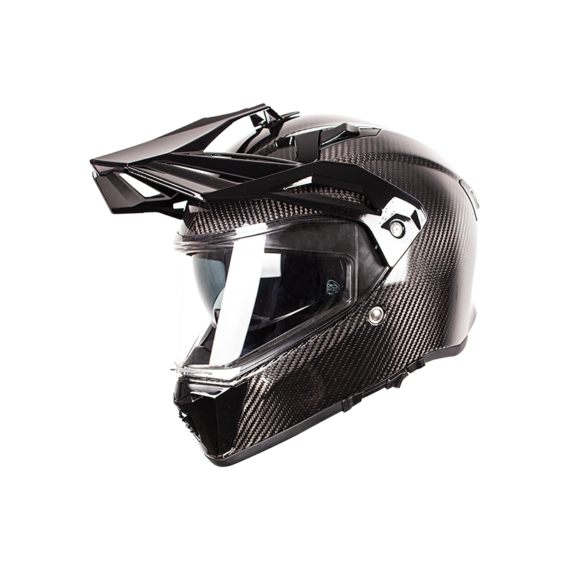 Carbonfaser-Abenteuer-Offroad-Motorradhelm