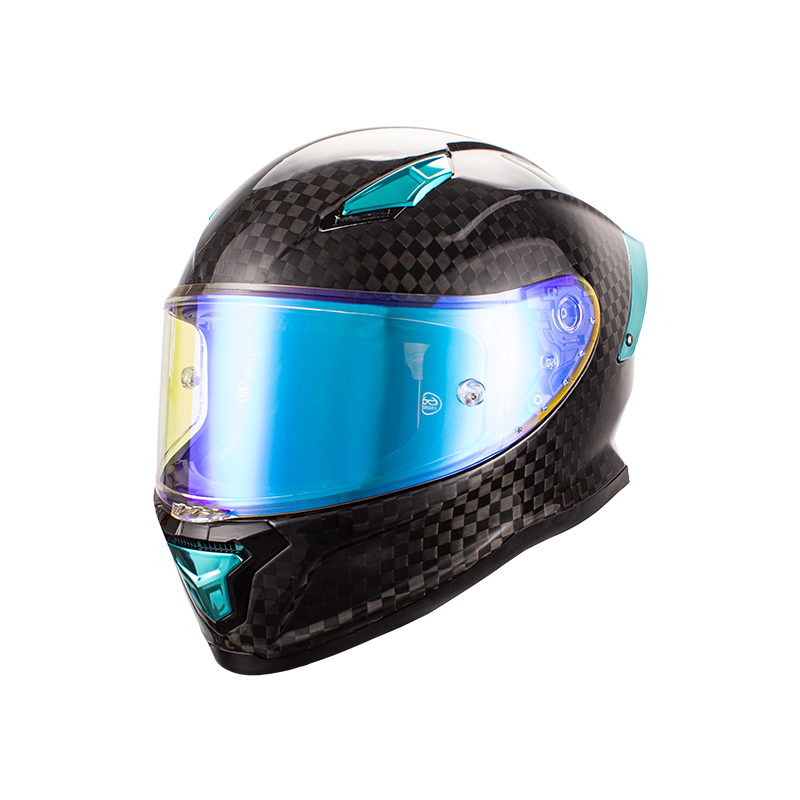 CARBONFASER-INTEGRALHELM FÜR MOTORRAD