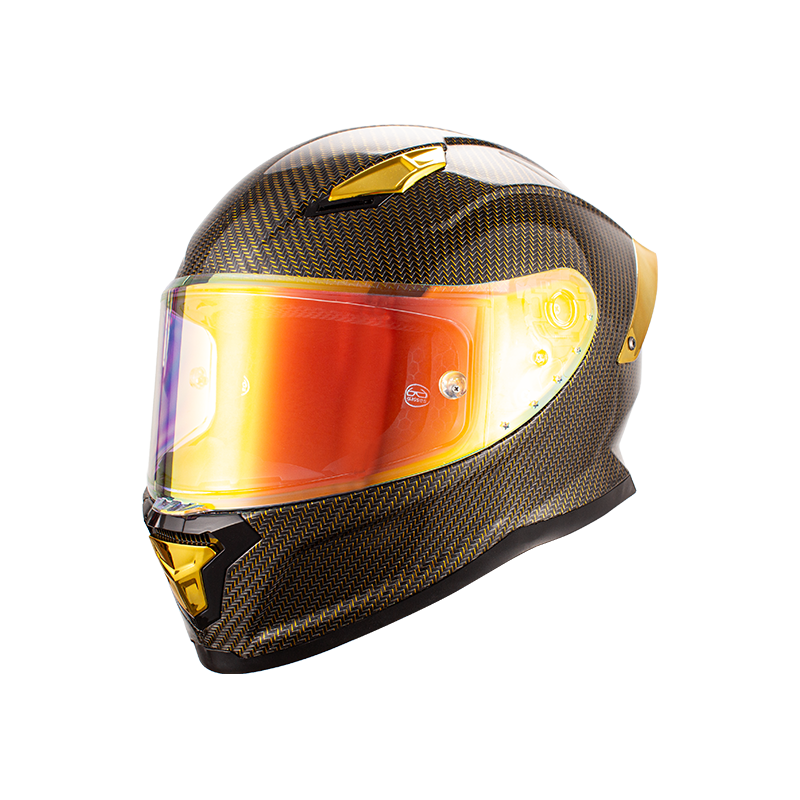 CARBONFASER-INTEGRALHELM FÜR MOTORRAD
