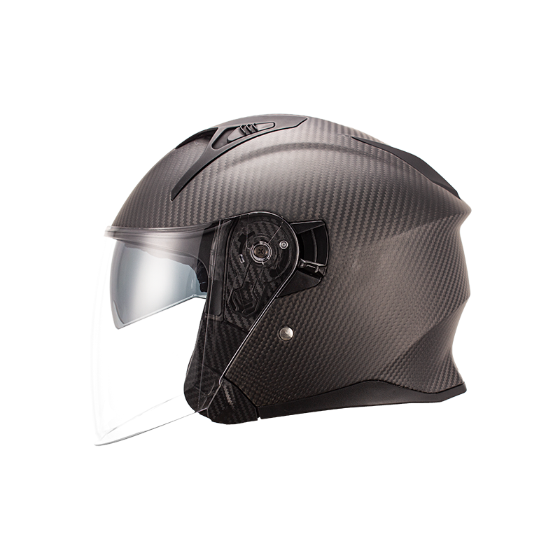 CARBONFASER-JETHELM FÜR MOTORRAD